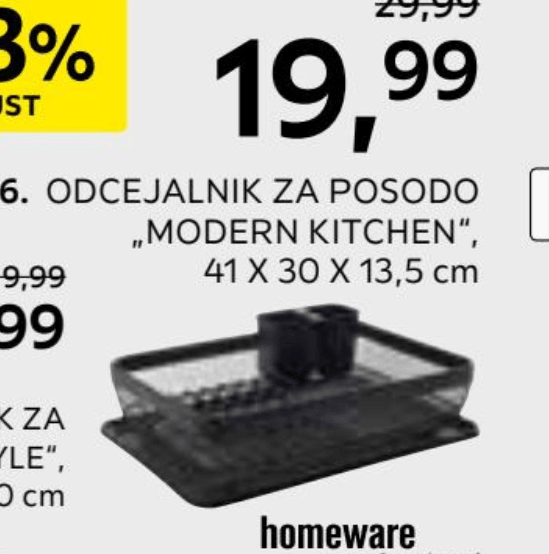 Odcejalnik za posodo „MODERN KITCHEN"