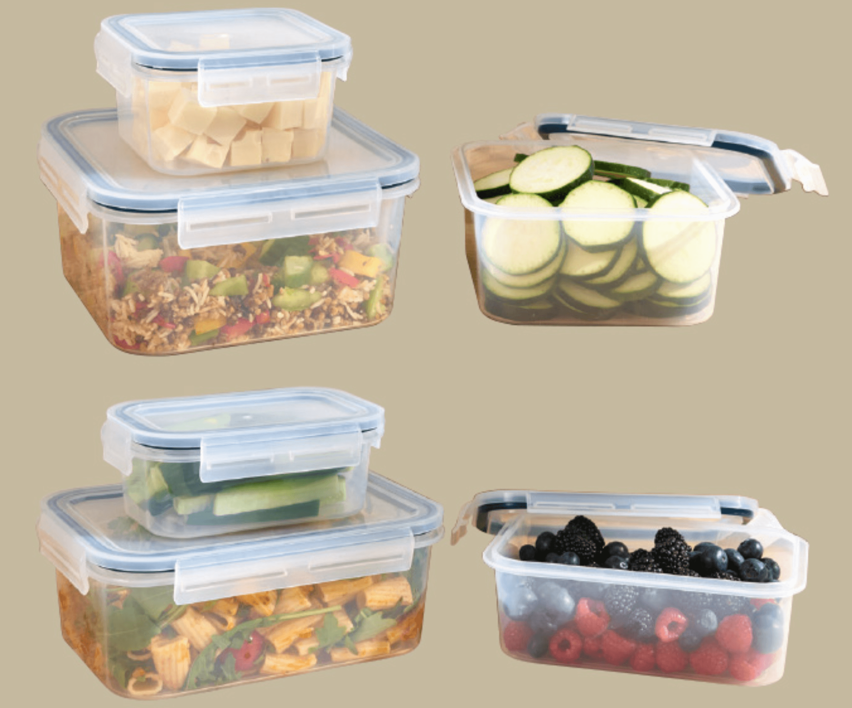 Silvercrest Komplet posod za ohranjanje svežine živil 3-delni