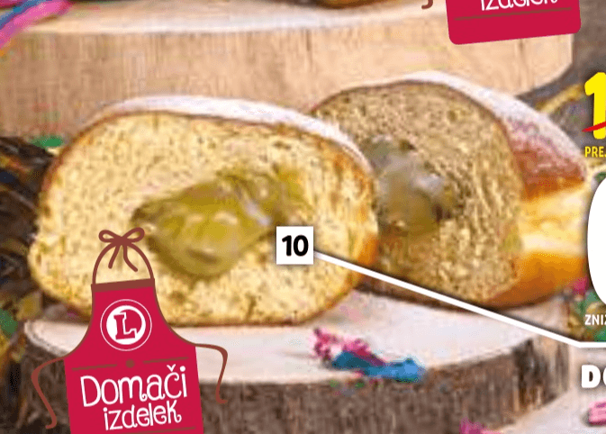 Domači krof 80 g - Akcija v trgovini E.Leclerc