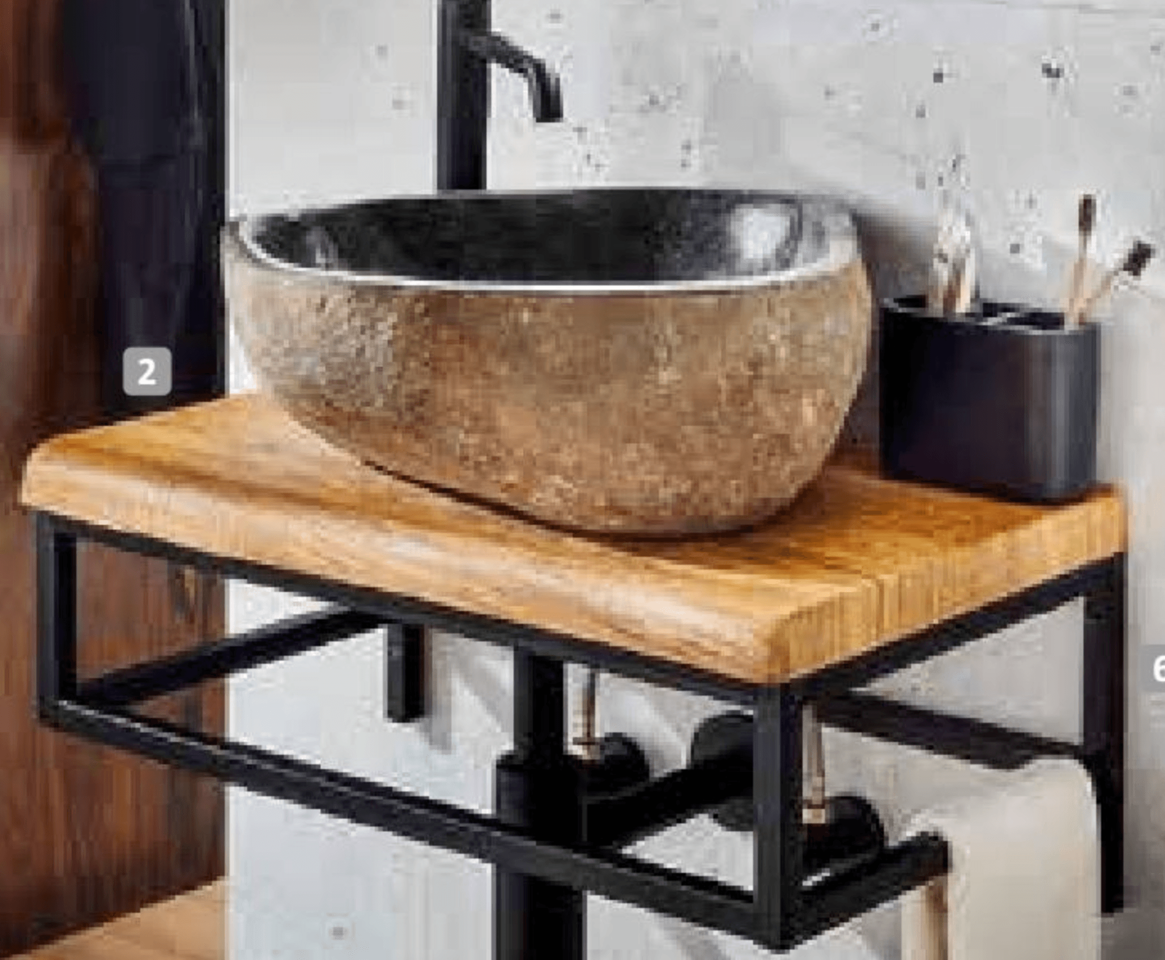 Stenski nosilec za umivalnik