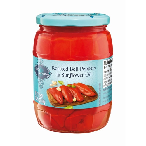1001 DELIGHTS Pečena paprika v olju 720 ml - Akcija v trgovini Lidl