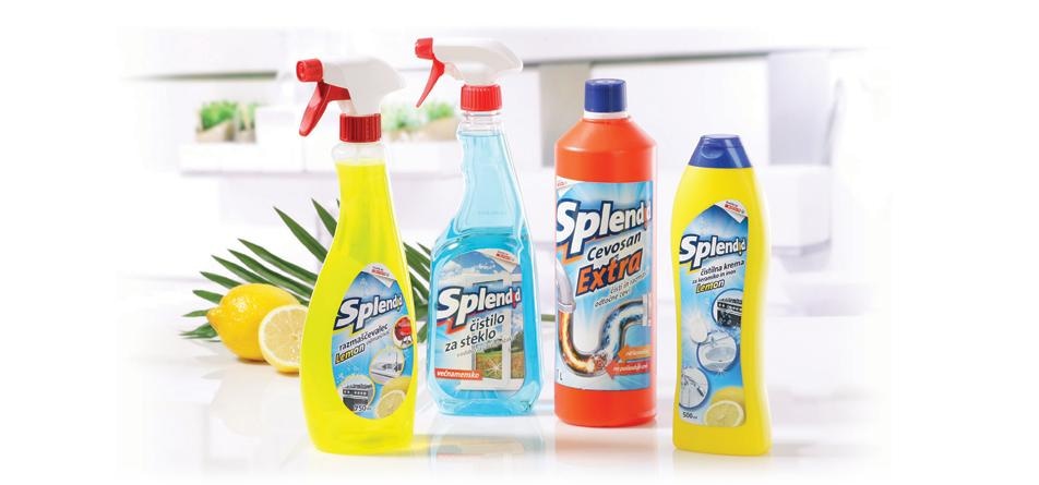 Izdelki za čiščenje Perex in Splendid