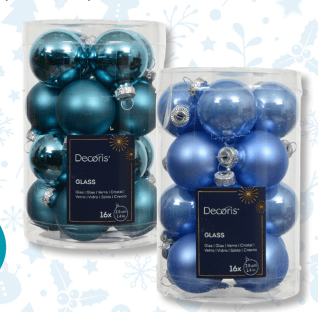 Božične kroglice 16 kosov
