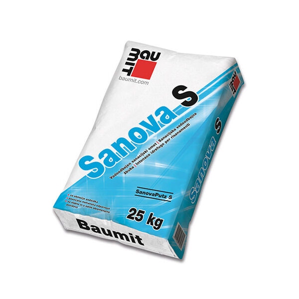 Sanacijski omet Sanova S 25 kg