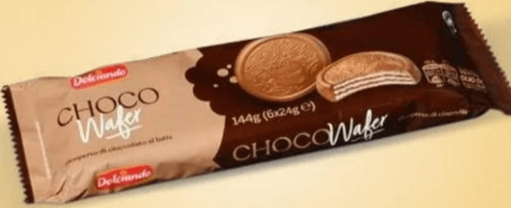 Napolitanke oblite s čokolado 6 kosov, 144 g