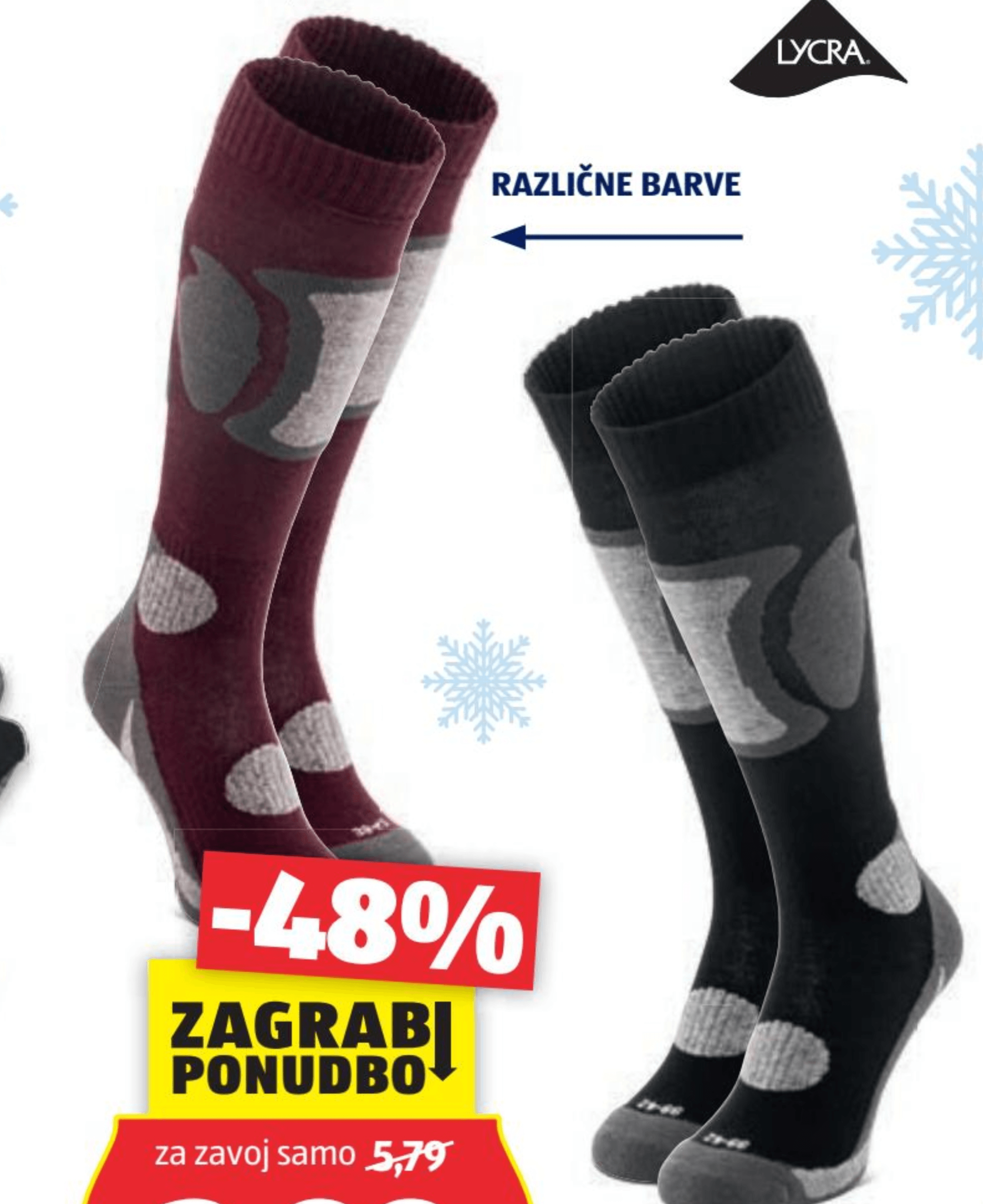 Ženske/Moške športne nogavice