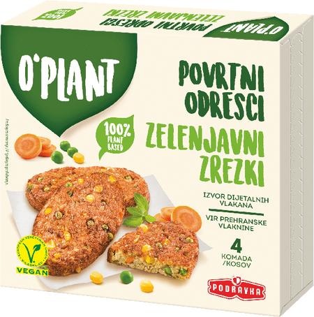 O'Plant Zelenjavni zrezki ali sojini polpet 400 g