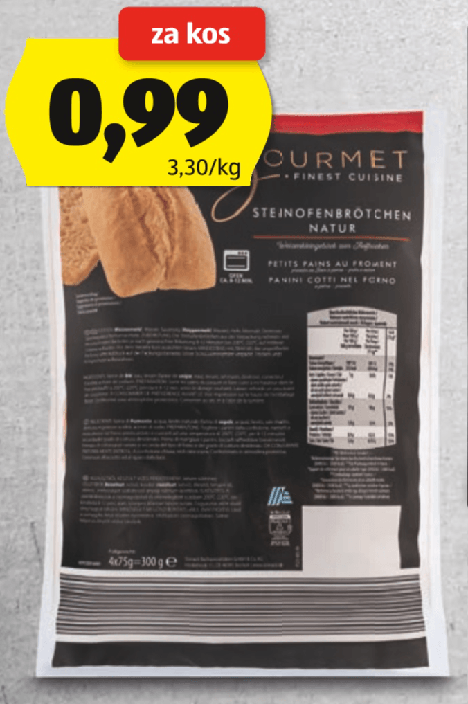 Gourmet Štručke za dopeko Natur 300 g