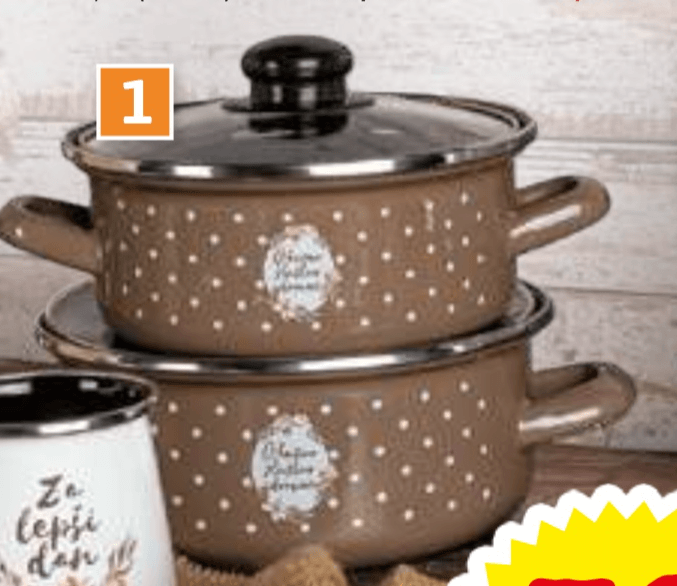 Visoka kozica s pokrovom 2 l (16 cm) - Akcija v trgovini E.Leclerc