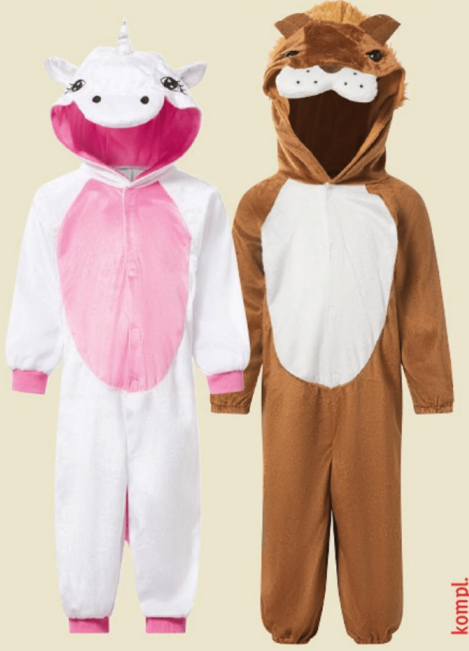 Pustni kostum iz pliša za malčke