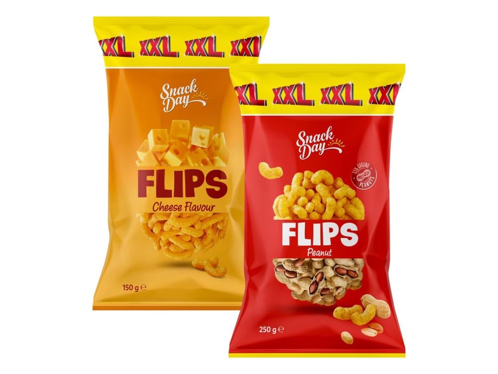 Snack Fun Flips z arašidi XXL 450 g