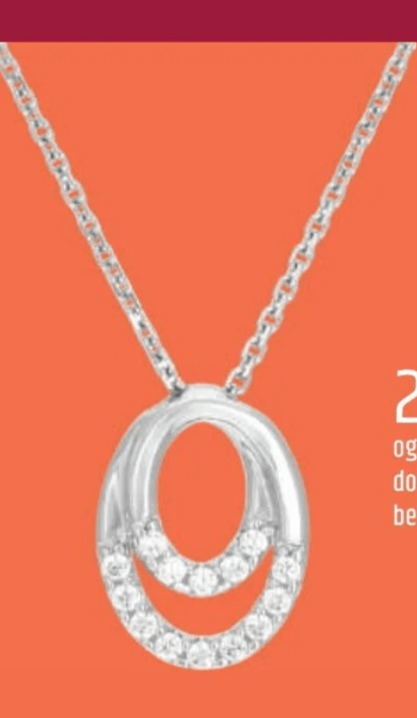 ogrlica s cirkonijevimi oksidi - Akcija v trgovini E.Leclerc