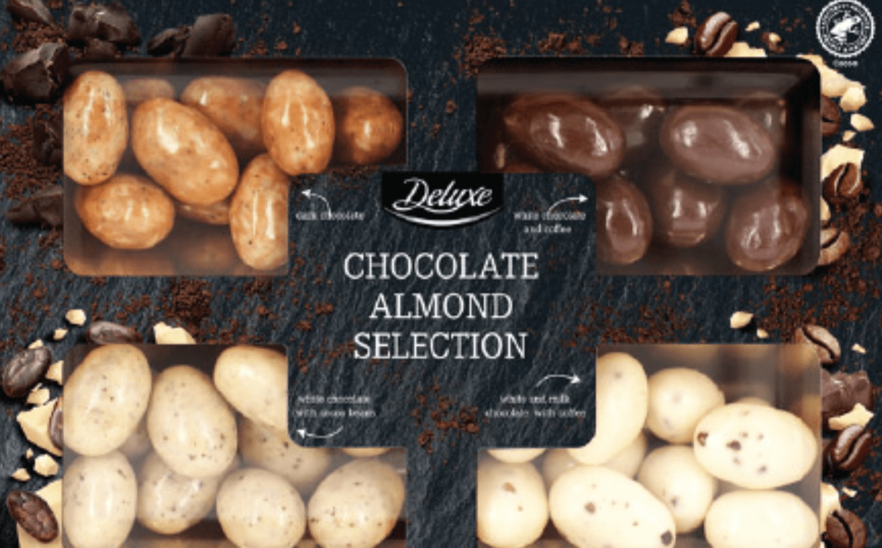 Deluxe Mandlji v čokoladi 200 g