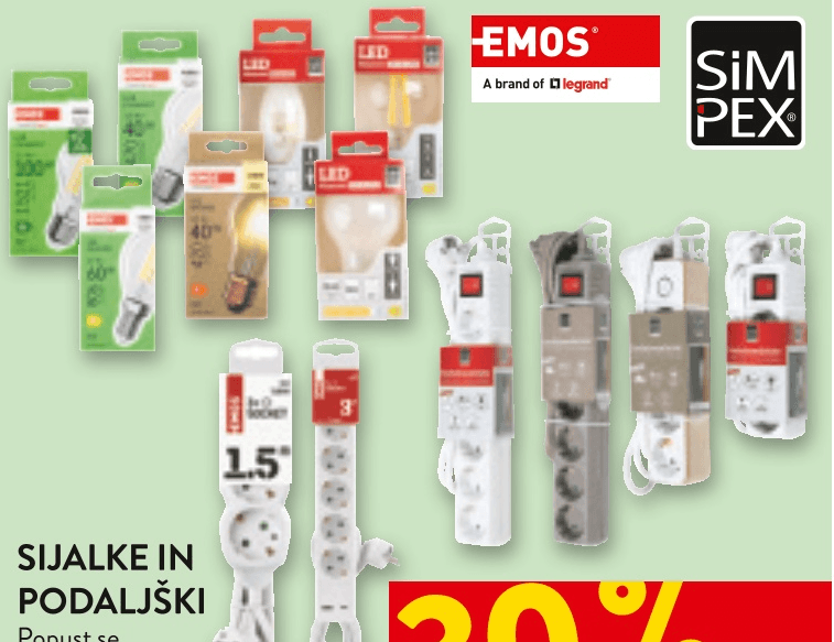 Emos Sijalke in podaljški