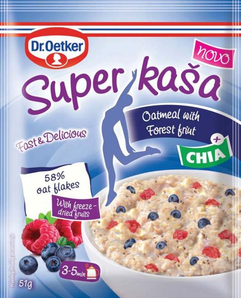 Super kaša Dr. Oetker 50 g; 51 g ali 60 g