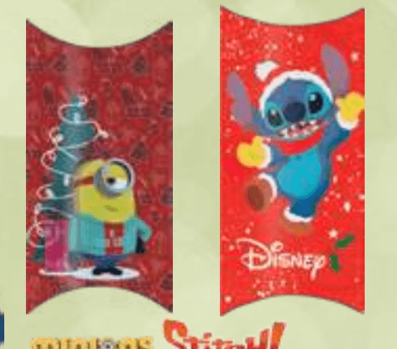 3x ženske ali 3x moške nogavice z motivi Minions ali Stitch + darilna škatla 3x