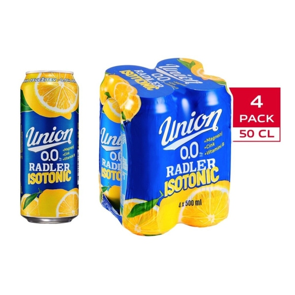 Union Radler Isotonic 4 x 500 ml Union