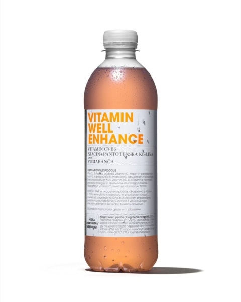 Vitaminska voda Vitamin Well ali Vitamin Well Zero 0,5 l