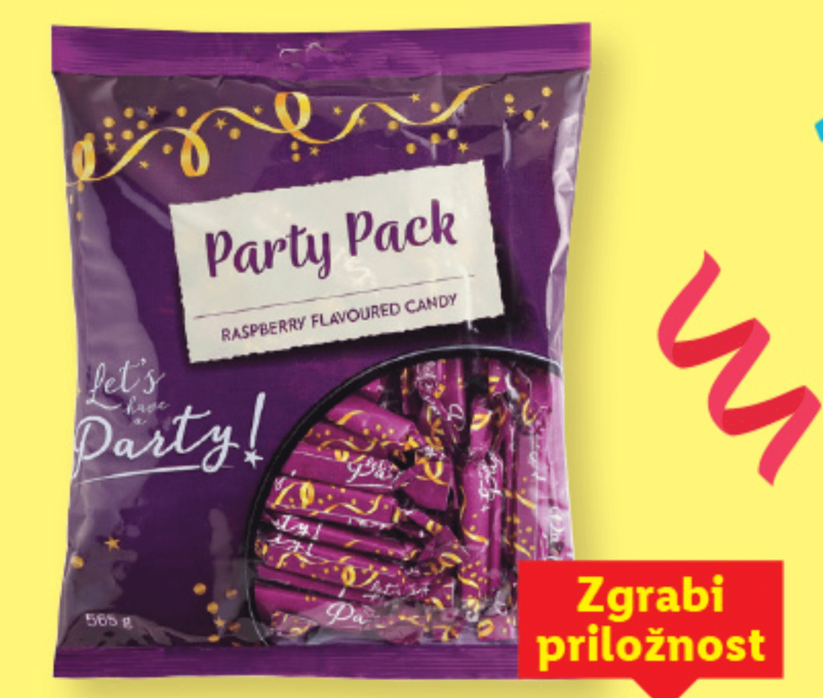 LET'S HAVE A PARTY! Bonboni s tatuji 565 g - Akcija v trgovini Lidl