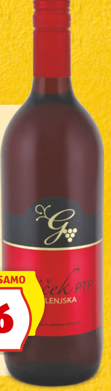 Lenjska Cviček PTP 1 l - Akcija v trgovini Hofer