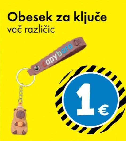 Obesek za ključe CAPYBARA