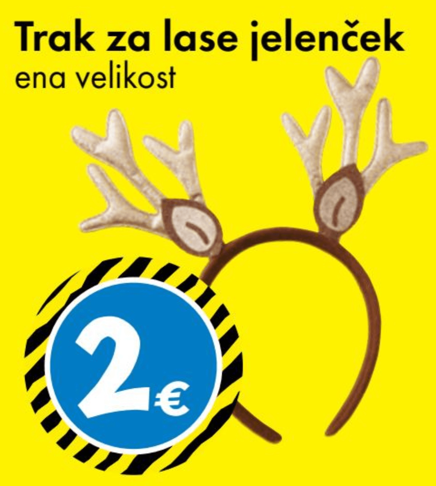 Trak za lase jelenček