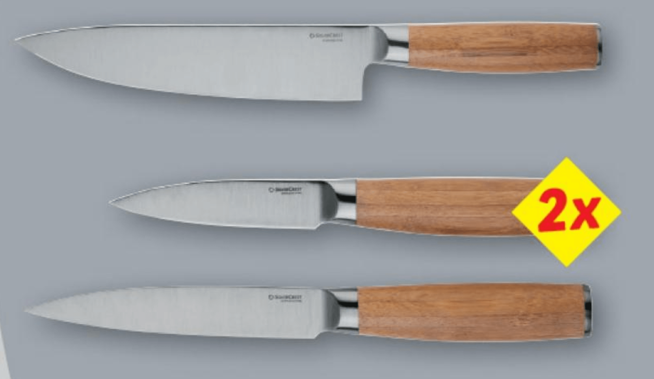 SILVERCREST Izbor nožev 2x