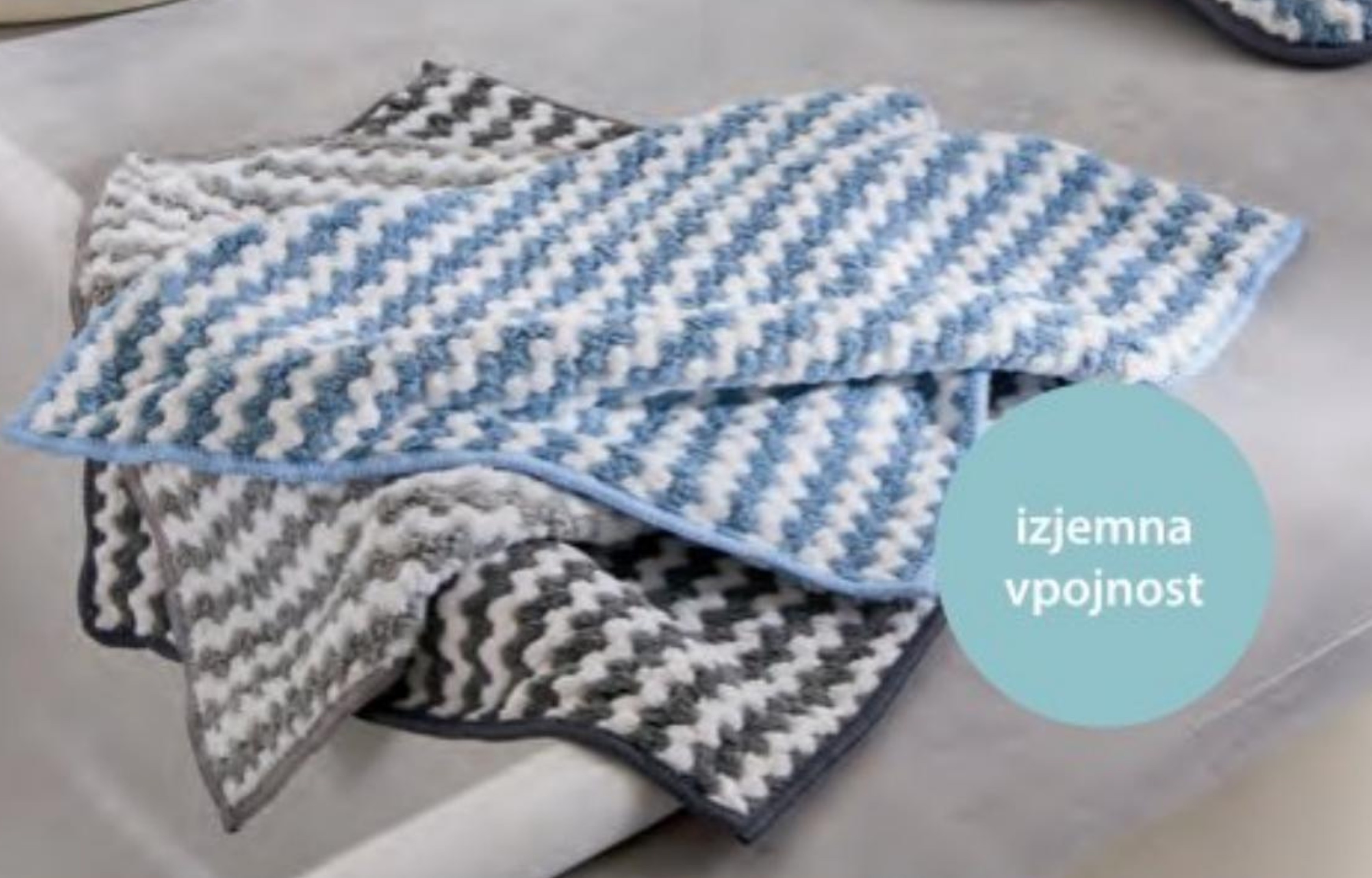 Čistilne blazinice ali krpe iz mikrovlaken 3 kosi - Akcija v trgovini NKD