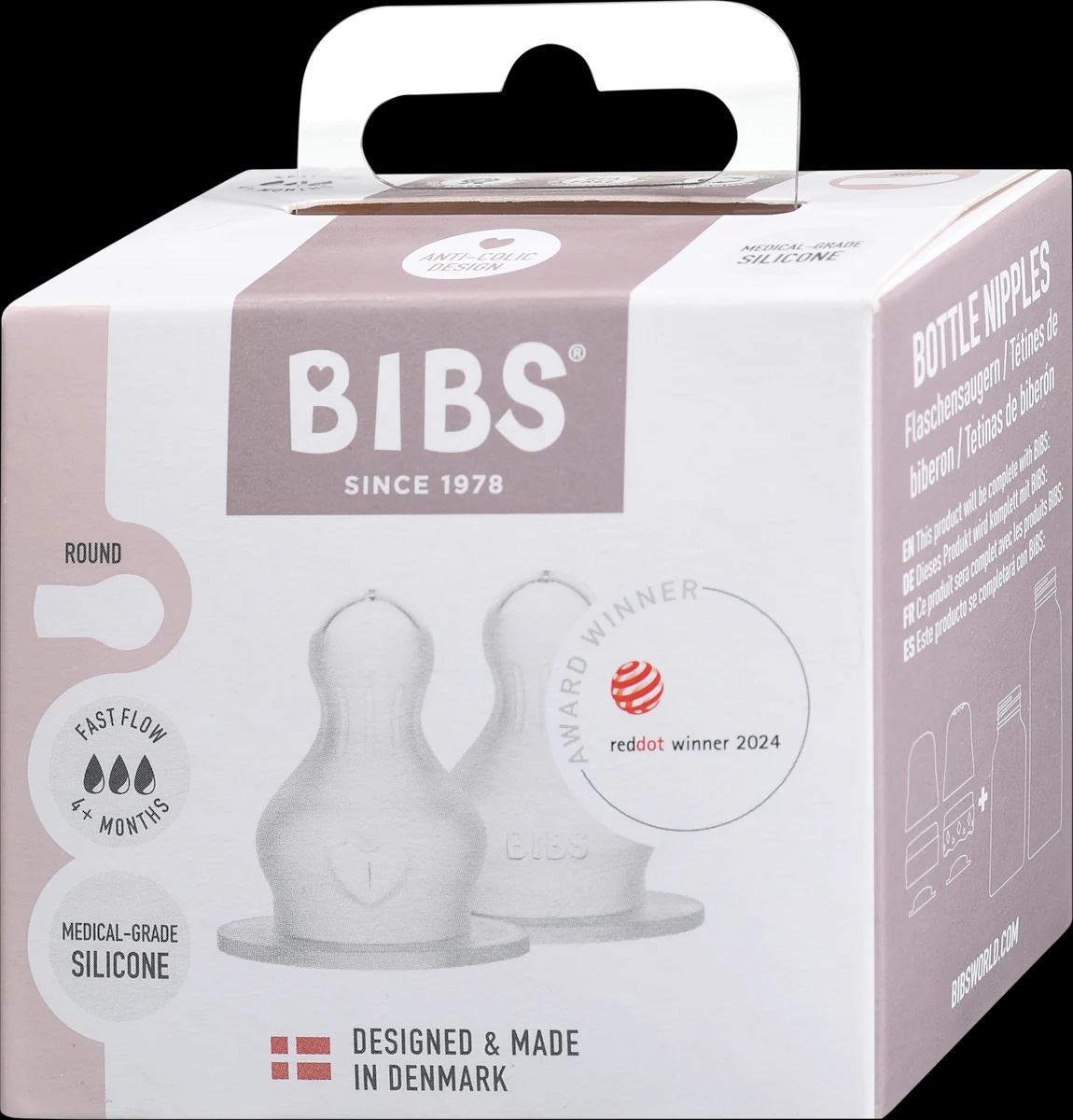 BIBS silikonski cucelj 2 kosa