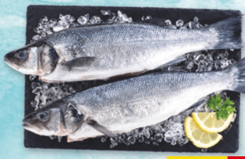 Očiščen brancin 1 kg