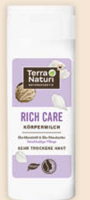 Terra Naturi mleko za telo Rich care 50 ml