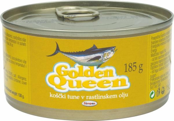 Tuna v rastlinskem olju 185 g