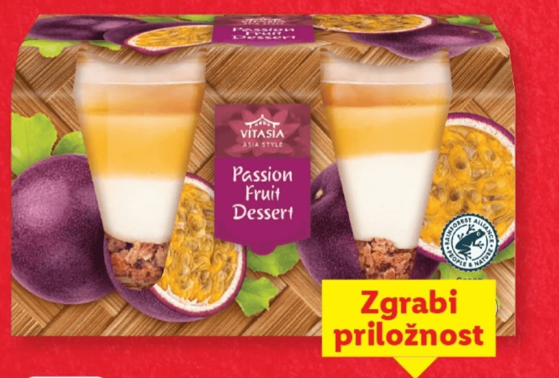 Vitasia Sadni desert v plasteh 110 g - Akcija v trgovini Lidl