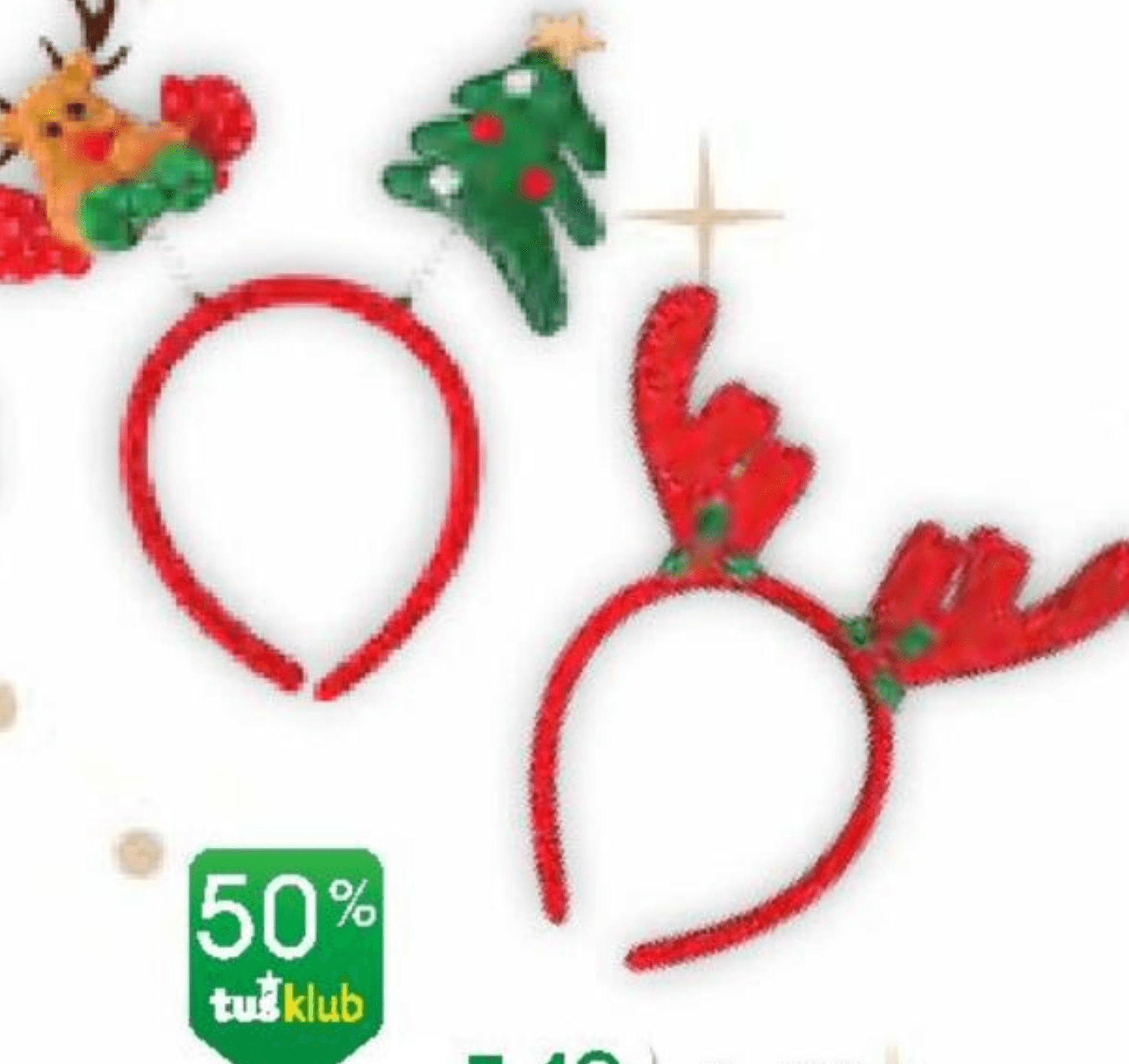 Božični obroč za lase