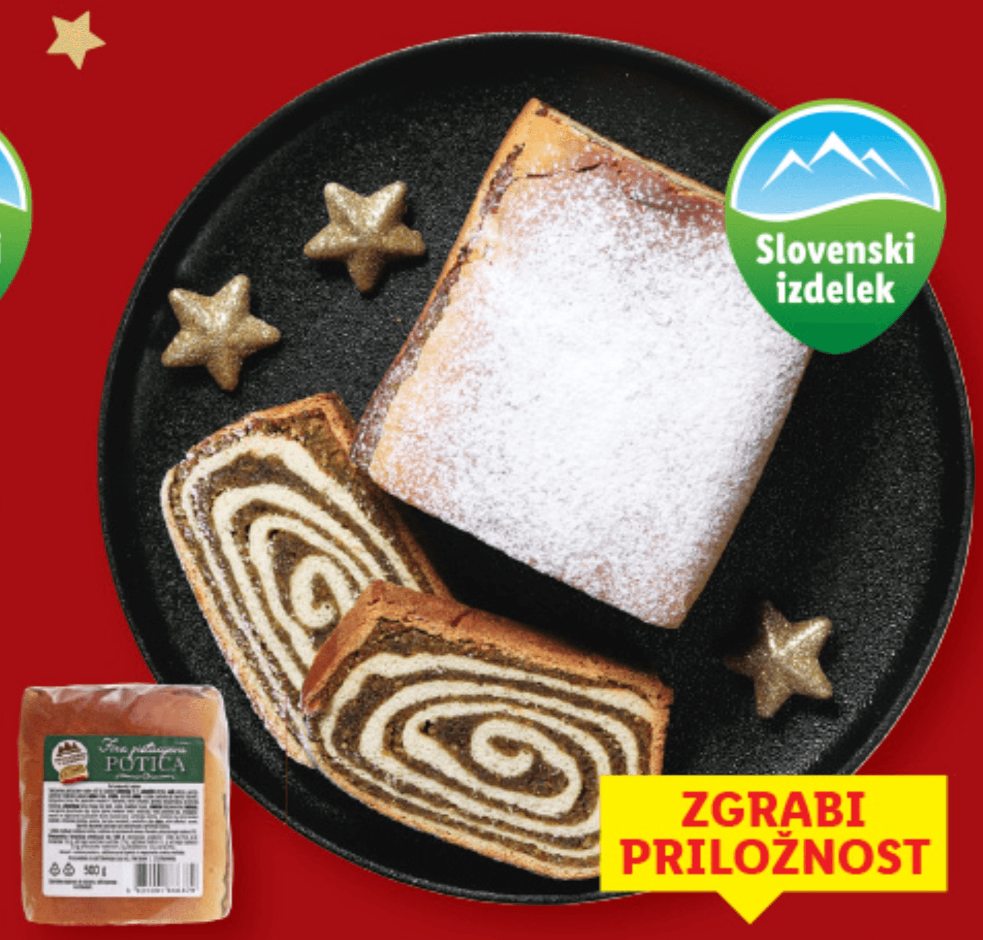 Mlinotest Pistacijeva potica 500 g