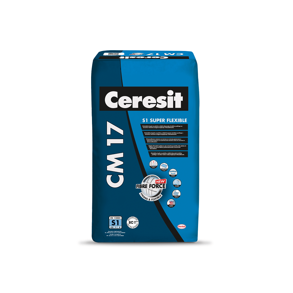 Ceresit CM 17 izredno fleksibilno lepilo za keramiko 25 kg