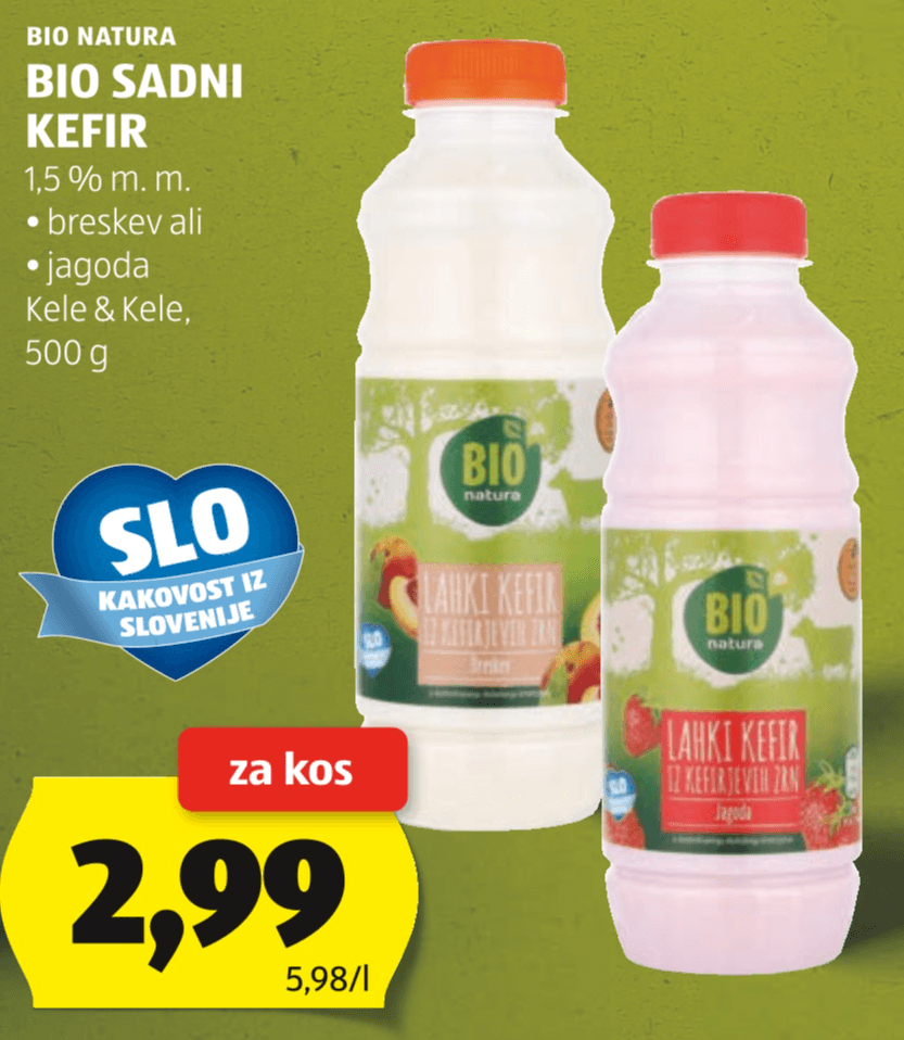 BIO Natura BIO Sadni kefir 500 g