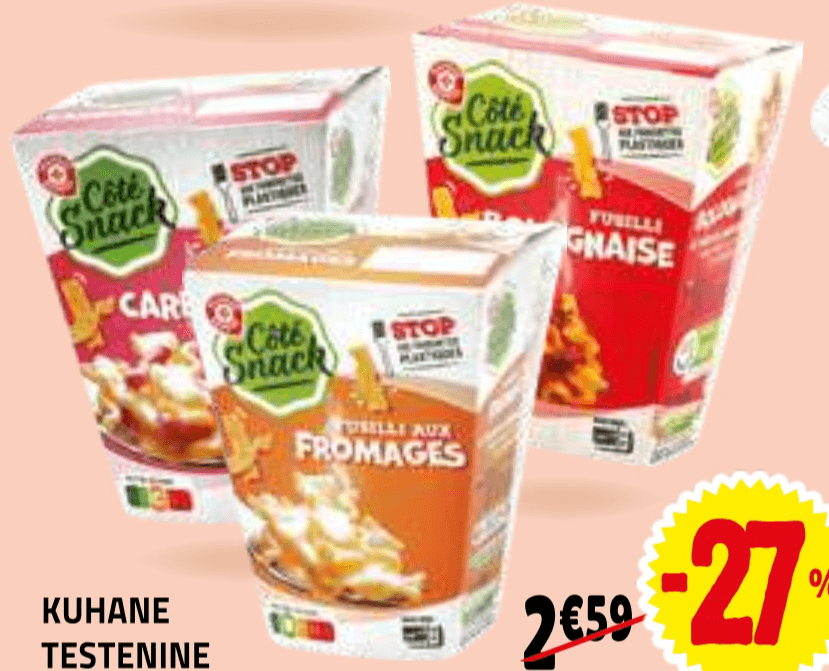 Kuhane testenine Côte Snack 300 g