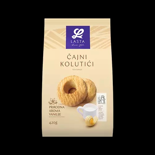 Čajni obročki Lasta Čajni Kolutići 420 g