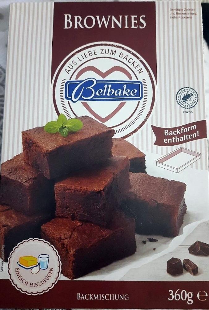 Belbake Pripravljena zmes za čokoladne brownije 360 g