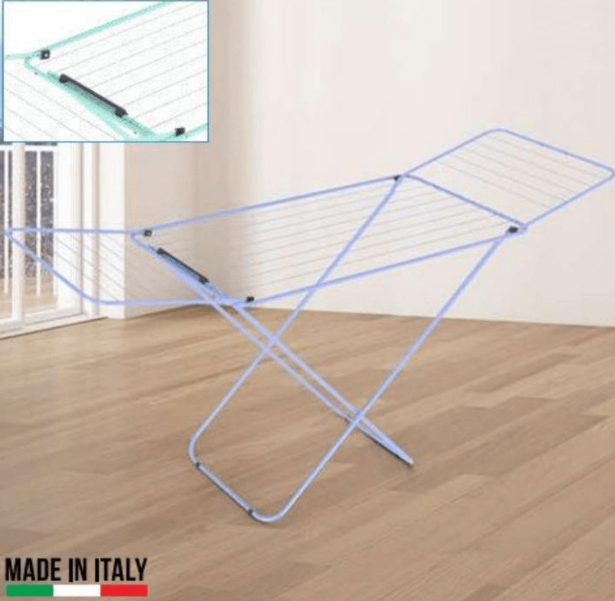 ZLOŽLJIVO STOJALO ZA SUŠENJE PERILA - Akcija v trgovini Eurospin