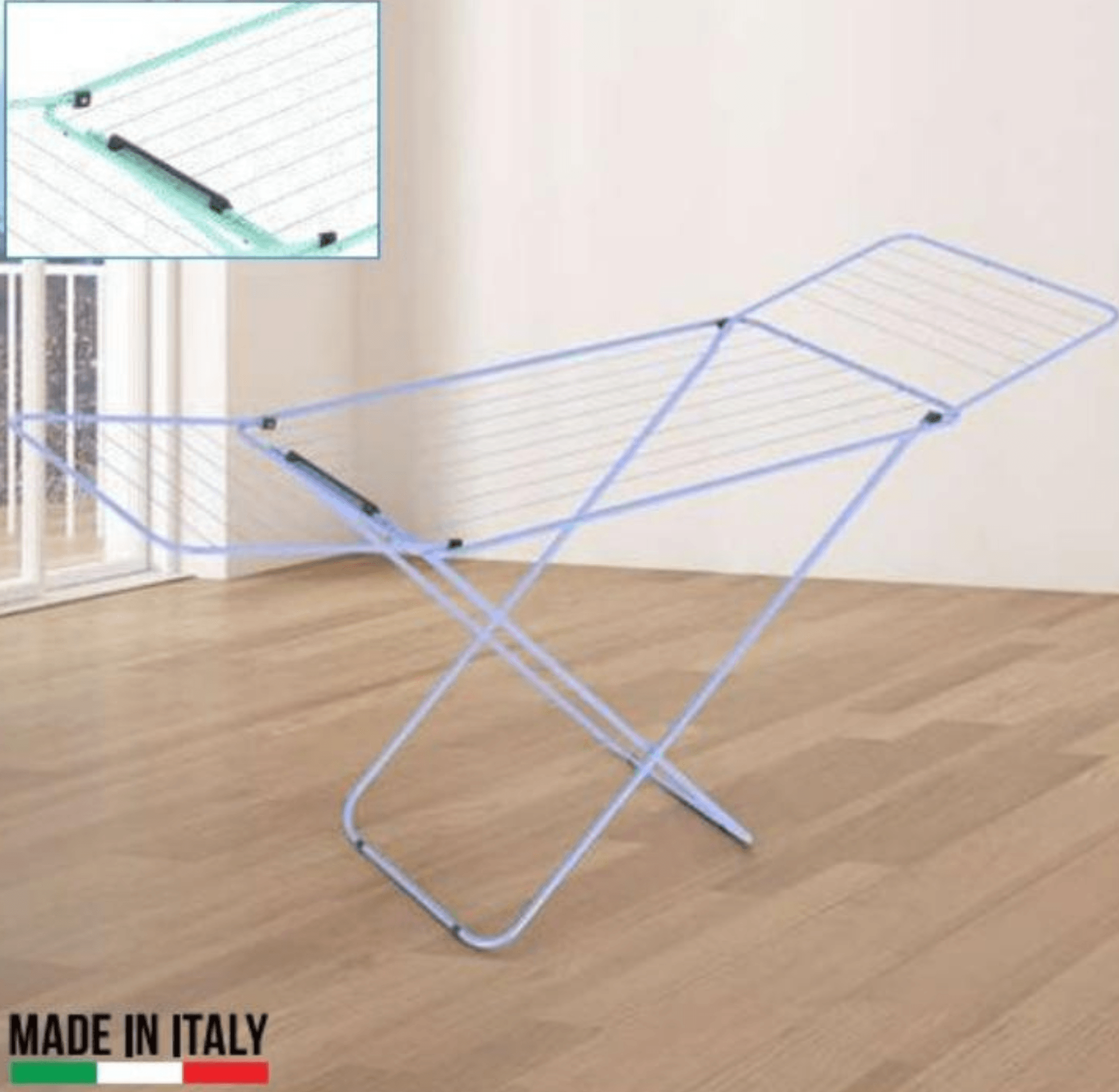 ZLOŽLJIVO STOJALO ZA SUŠENJE PERILA - Akcija v trgovini Eurospin