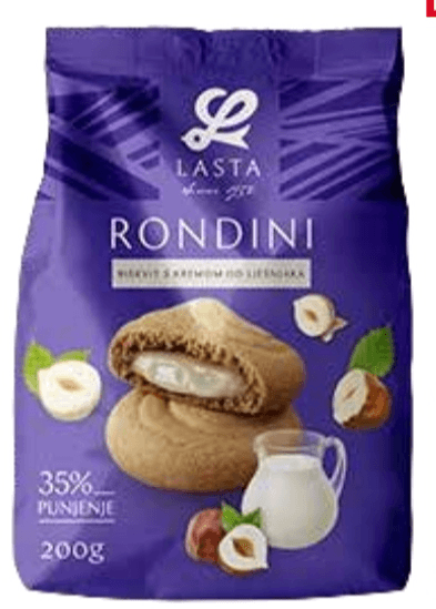 Lasta Rondini 200 g Lasta