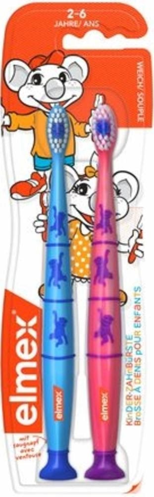 Elmex Kinder dvojno pakiranje zobna ščetka