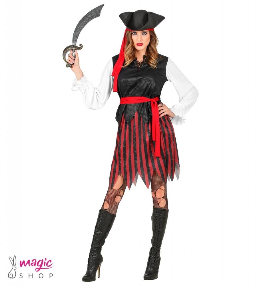 Kostum za odrasle Piratka - Akcija v trgovini E.Leclerc