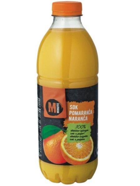 Pomarančni sok Minute 1l