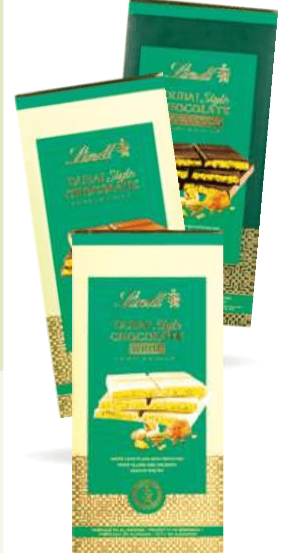 Čokolada na dubajski način Lindt 145 g ali 150 g - Akcija v trgovini E.Leclerc