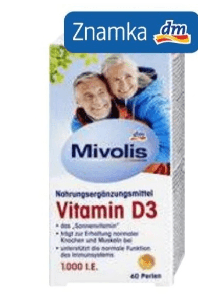 Mivolis Vitamin D3 1.000 IE 60 kapsul - Akcija v trgovini Dm