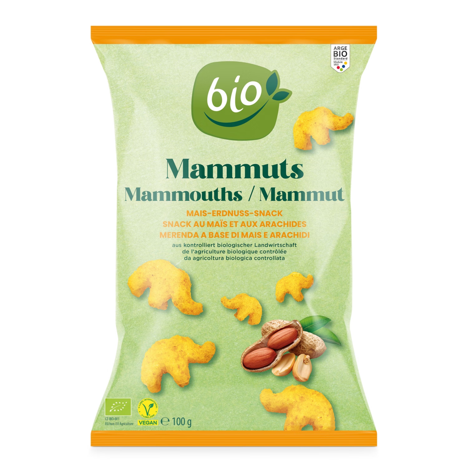 Mammuts Bio Hrustljavi prigrizek 100 g