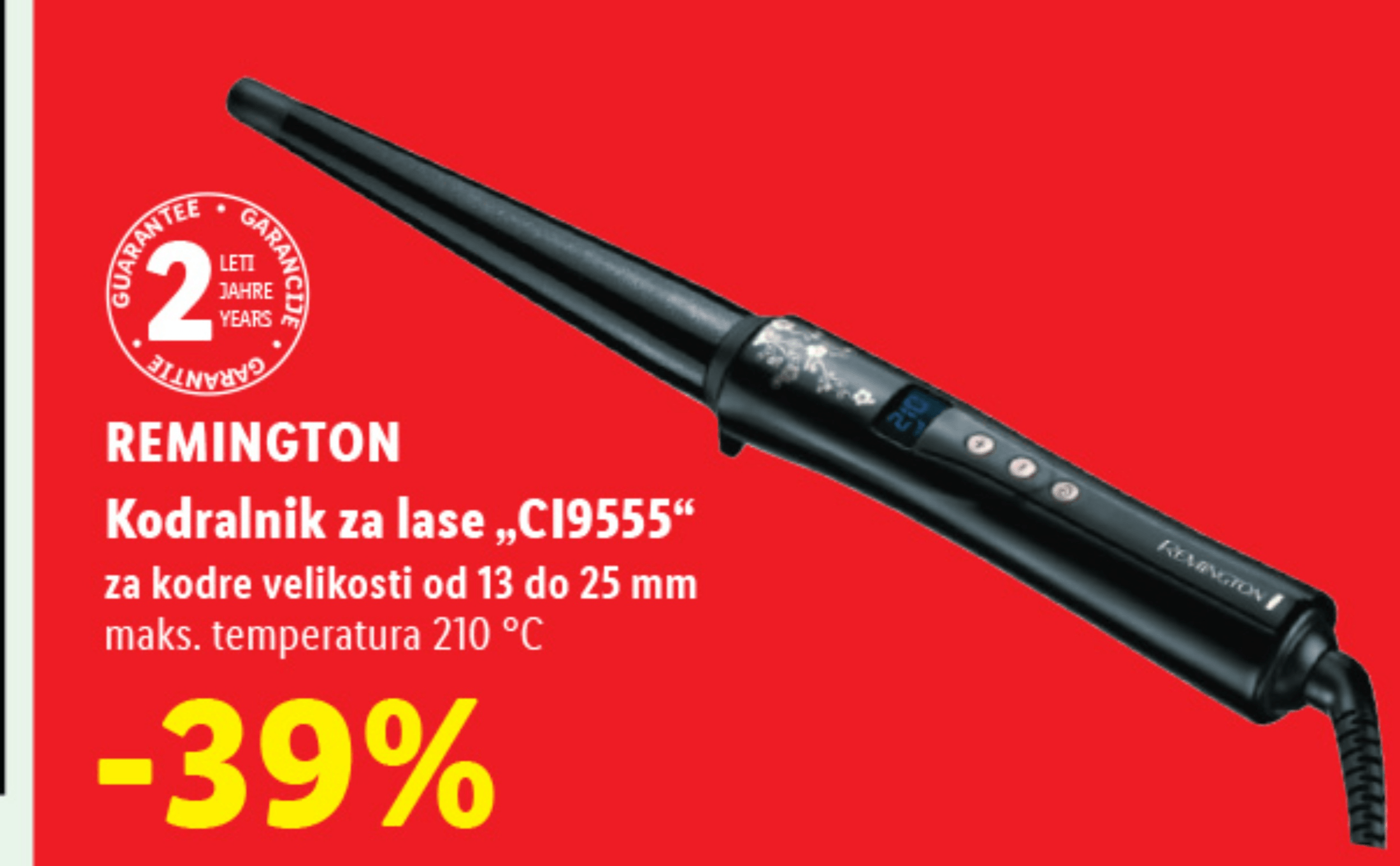 REMINGTON Kodralnik za lase „C19555"
